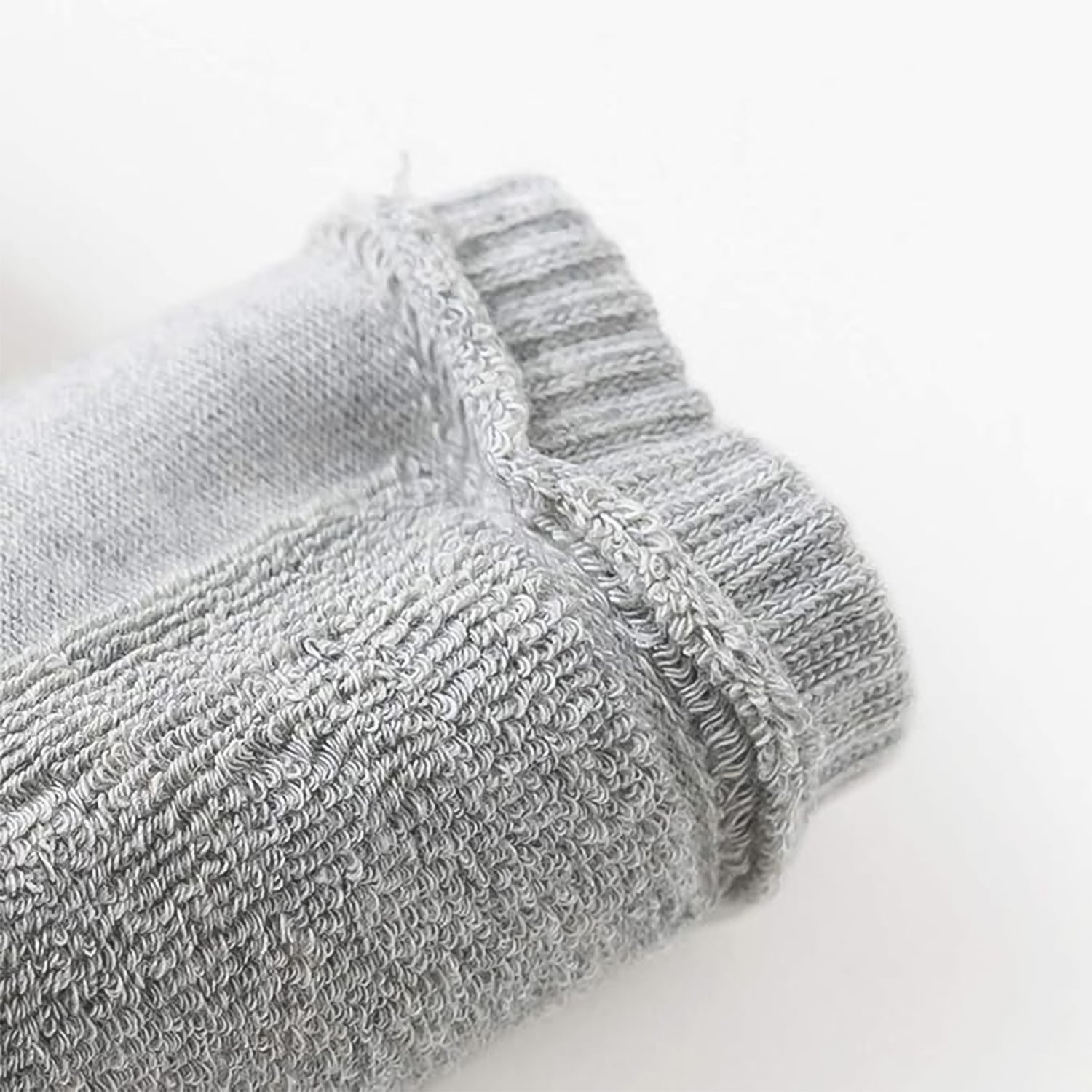 Light Grey Toddler Wool Knit Leg Warmer