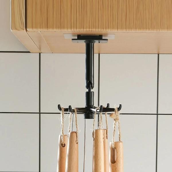 Rotatable  Hooks For Hanging 360 (Pack Of 2) (Brown Box)