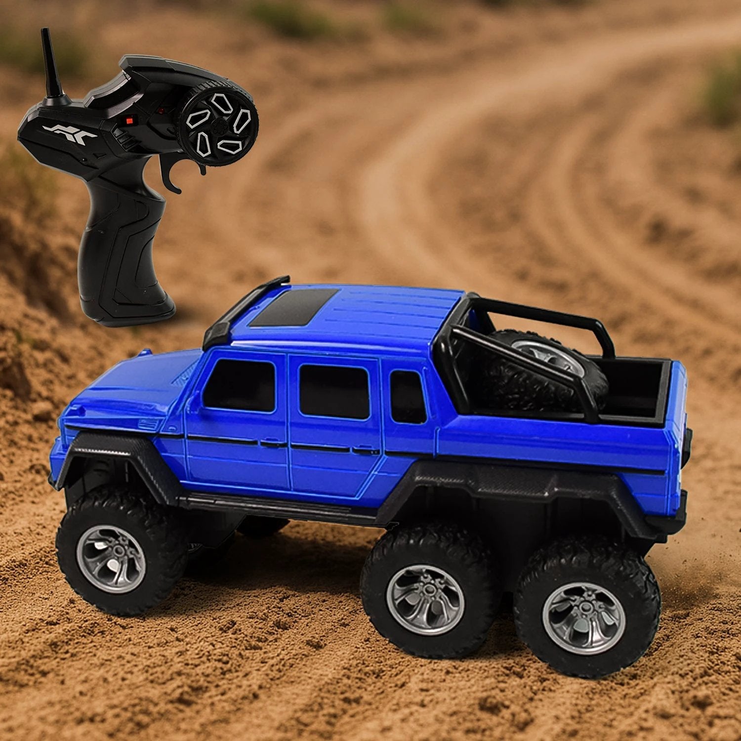 6-wheel Drive Remote Control Off-road Car For Kids (1 Set) - 69kart