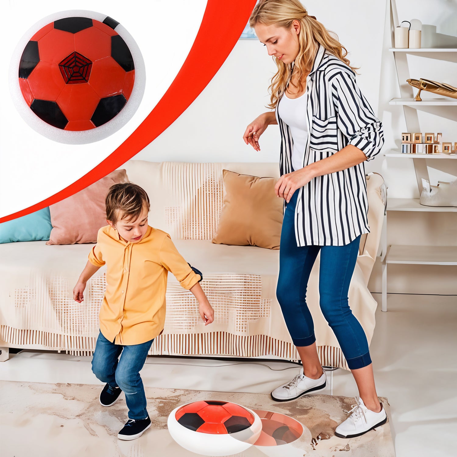 Ttg Hover Soccer Ball Toy With Foam Bumper