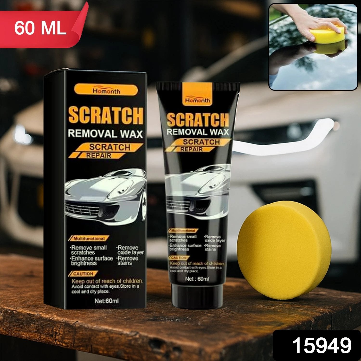 Scratch Removal Wax (60 Ml) by Wukusy
