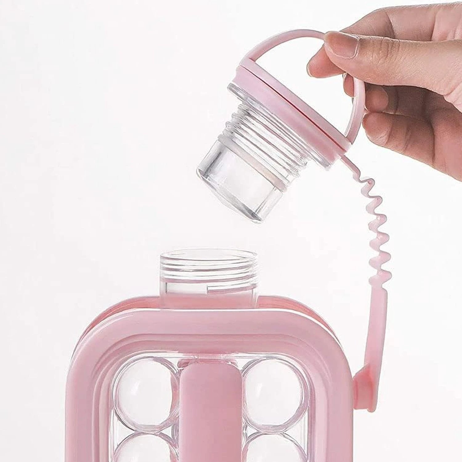 Ice Cube Trays 2 In 1 Portable Ice Ball Maker 17 Round Ice Cube Mold  (1 Pc) - 69kart