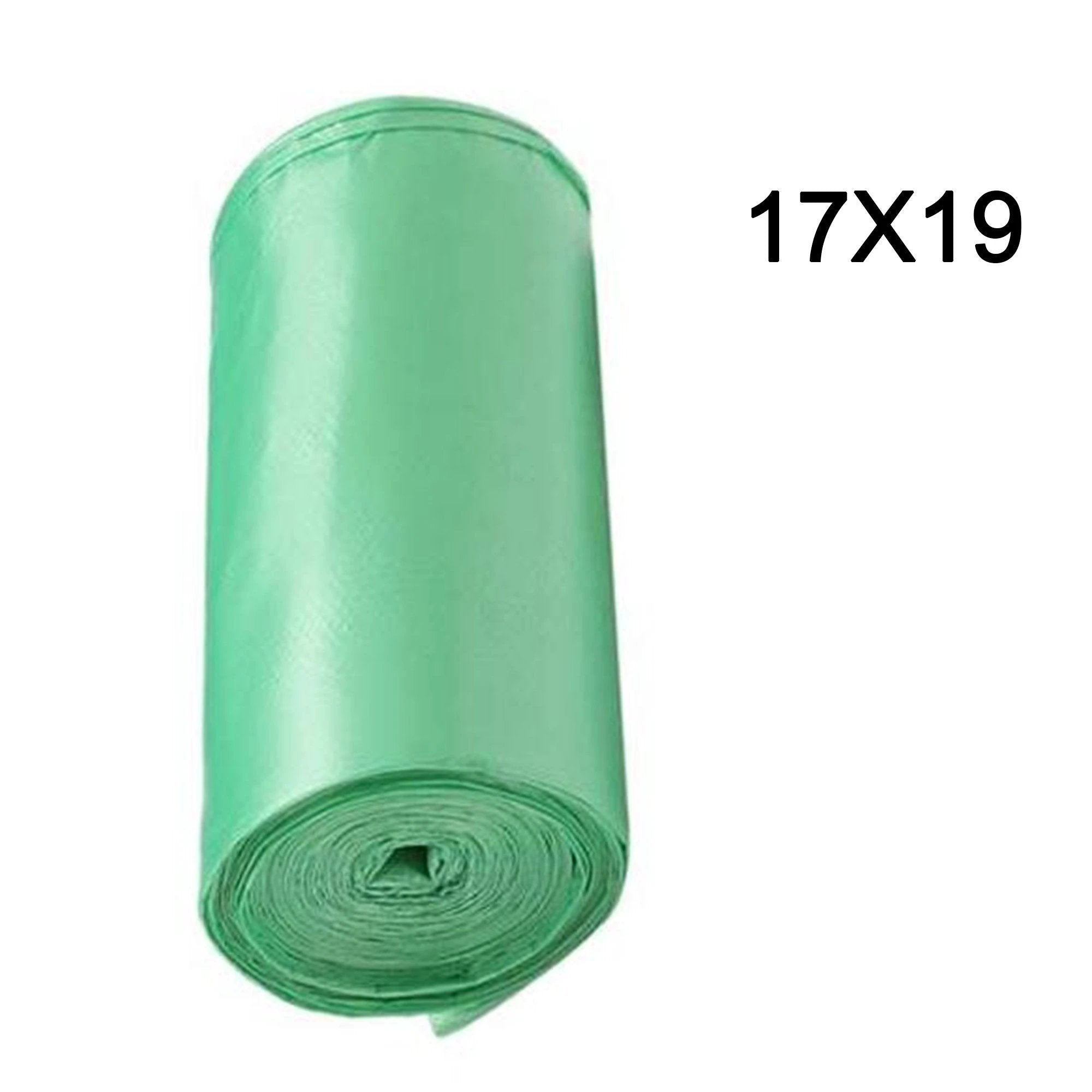 1581 Green Compostable Corn Starch Garbage Bags (17 X 19) by Wukusy