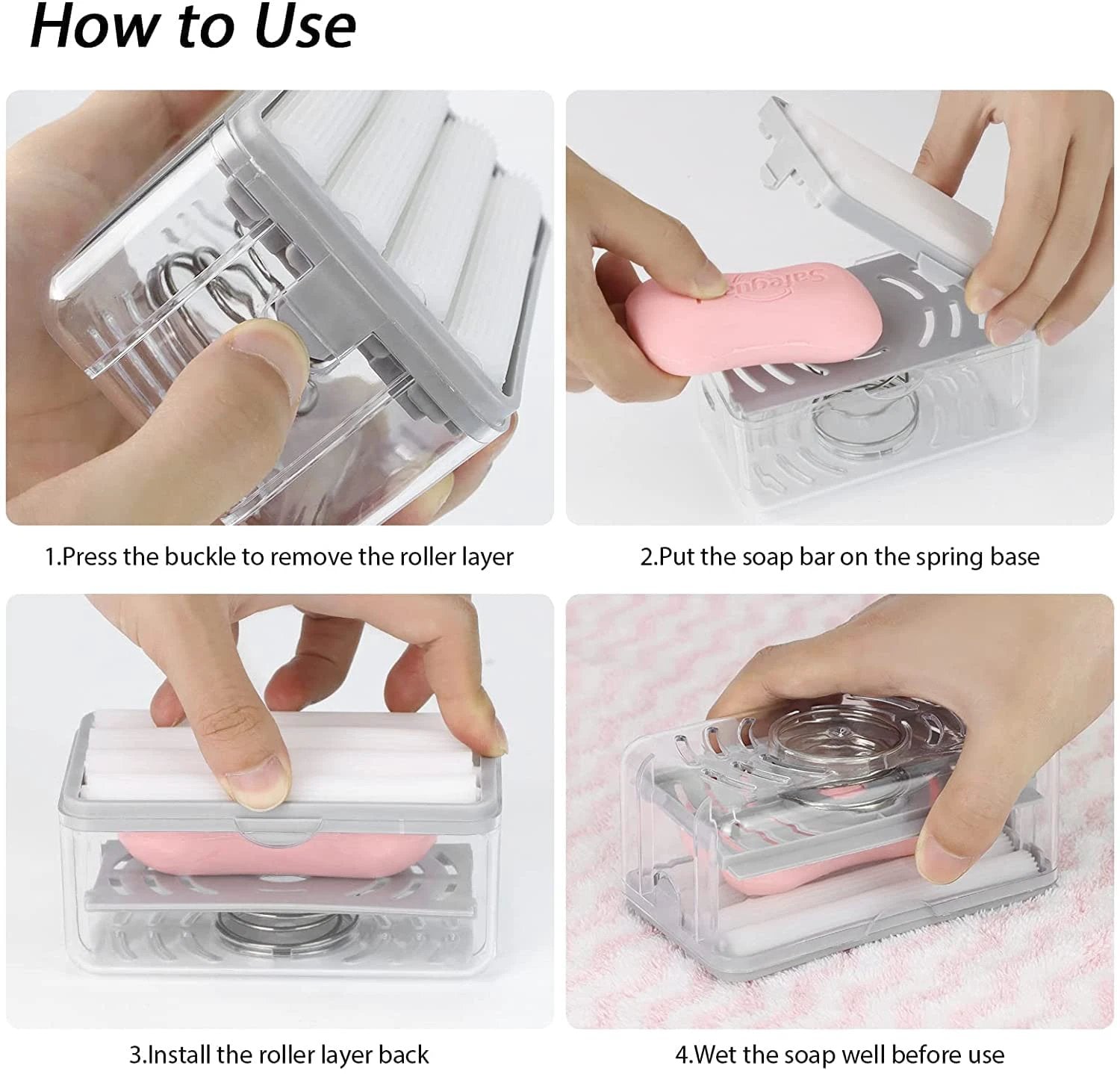 2 In 1 Soap Roller With Case (1 Pc) by Wukusy
