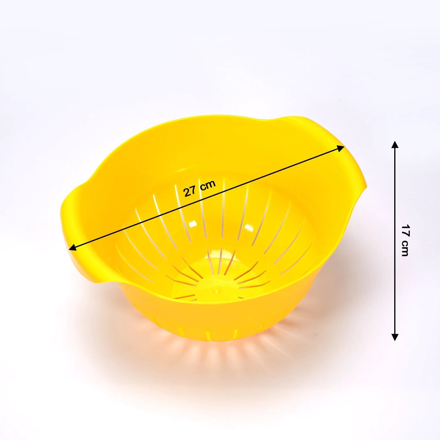 2312 Plastic Fruits Vegetable Noodles Pasta Washing Bowl  Strainer - 69kart