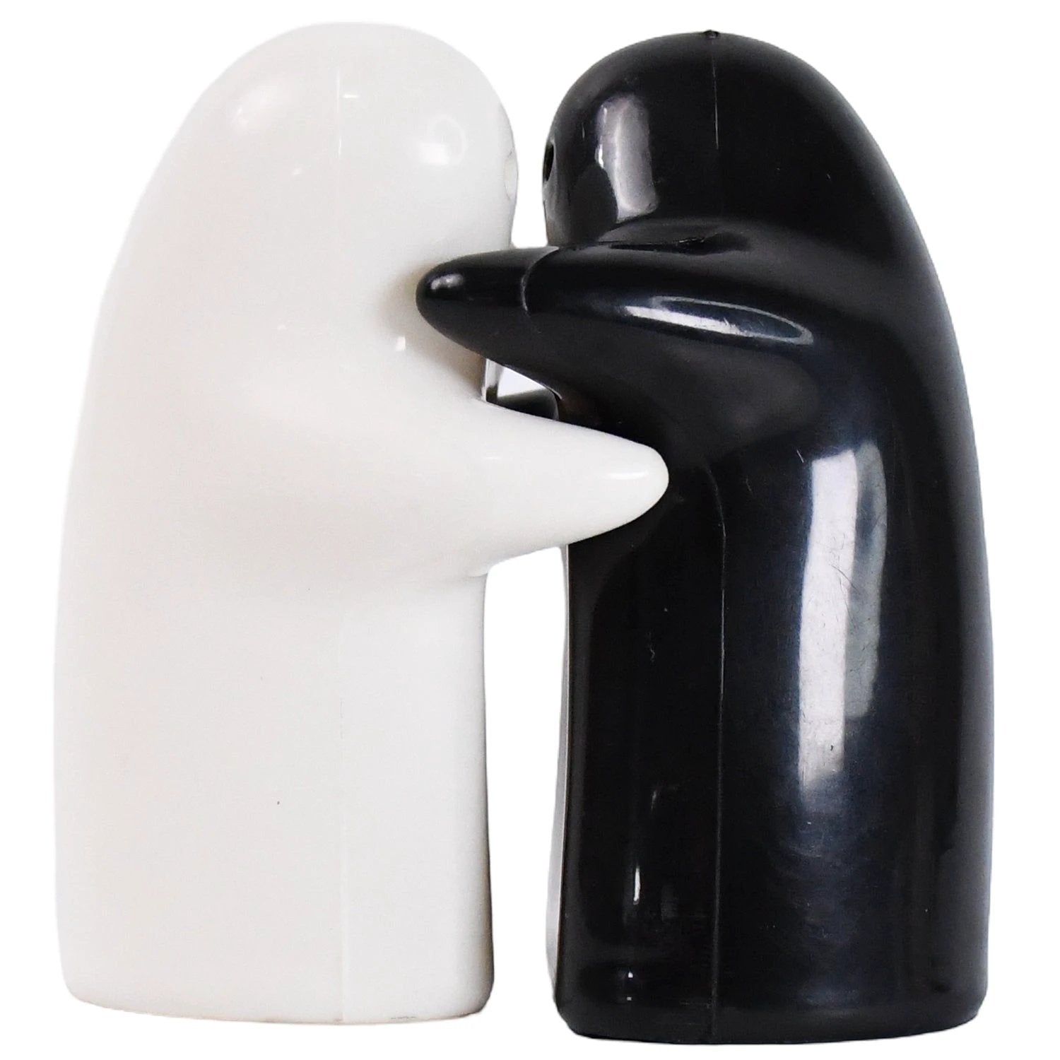Ceramic Salt And Pepper Seasoning And Spice Shakers Cute (2 Pcs Set) by Wukusy