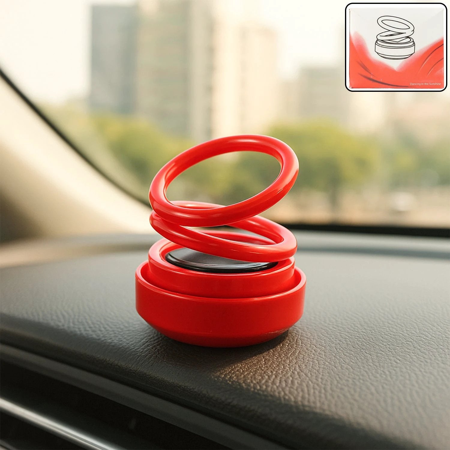 Small Solar Car Aroma Air Freshener (1 Pc) - 69KART
