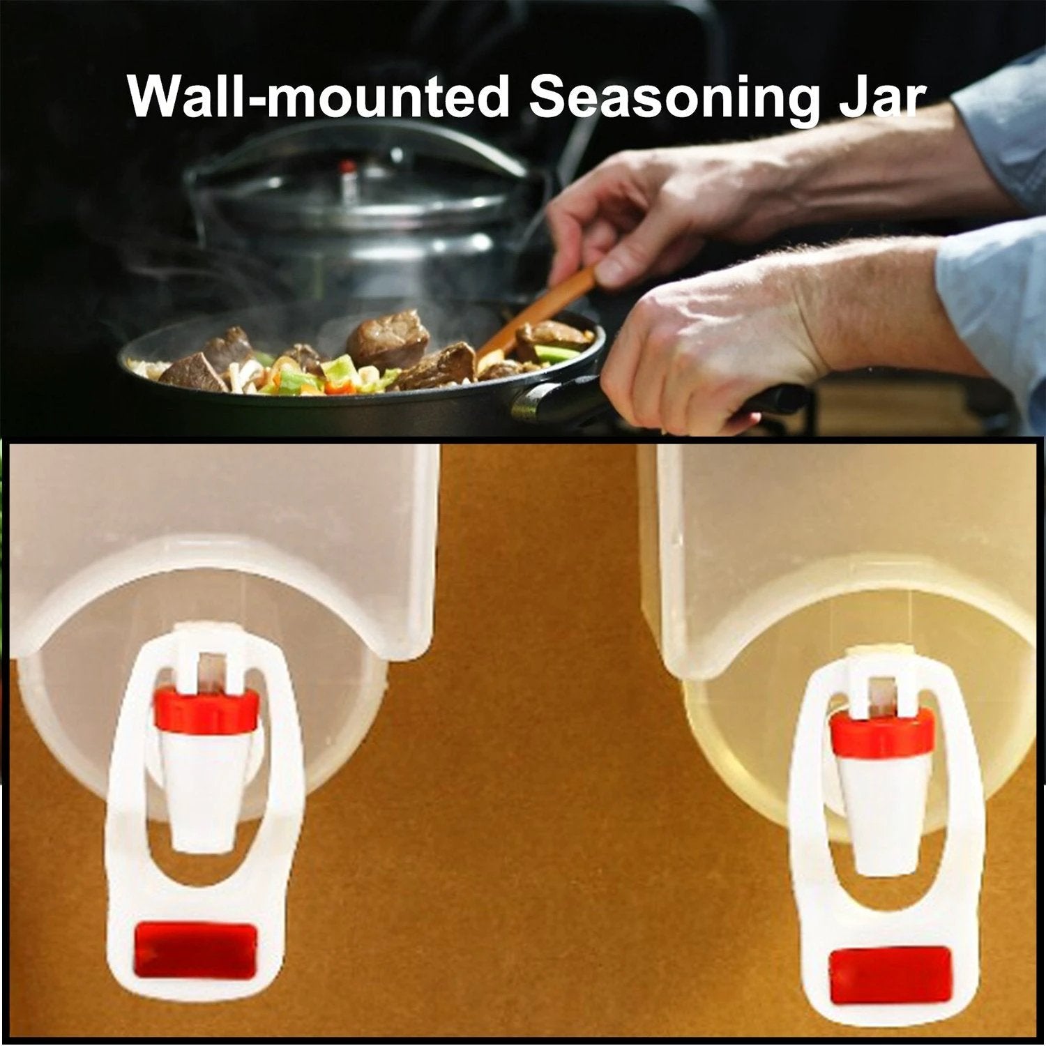 2972 Wall Mounted Oil Dispenser Bottle (1100ml Approx) - 69kart
