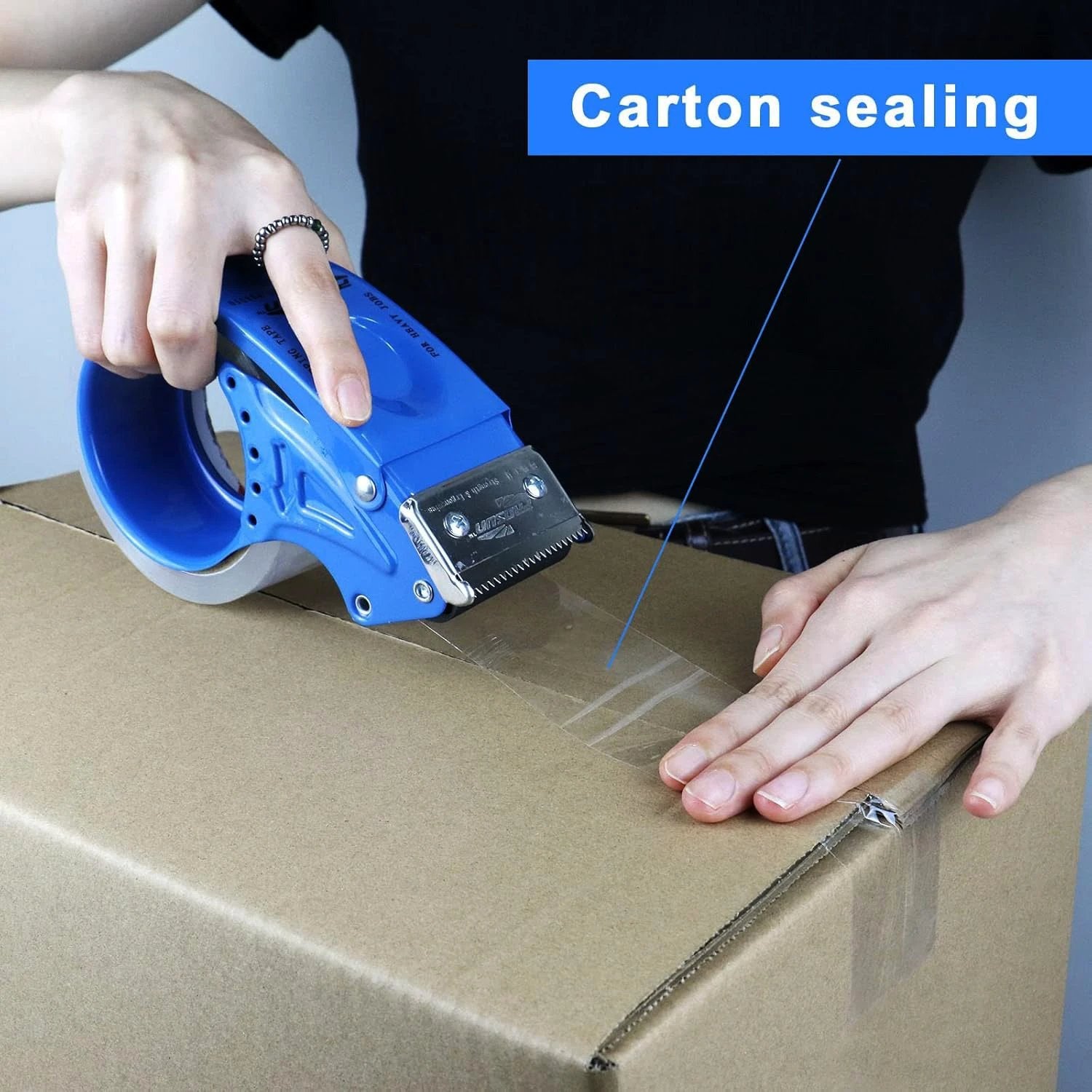 9193 Metal Packing Tape Dispenser Cutter For Home Office Use Tape Dispenser For Stationary Tape Cutter Packaging Tape 55mm - 69KART