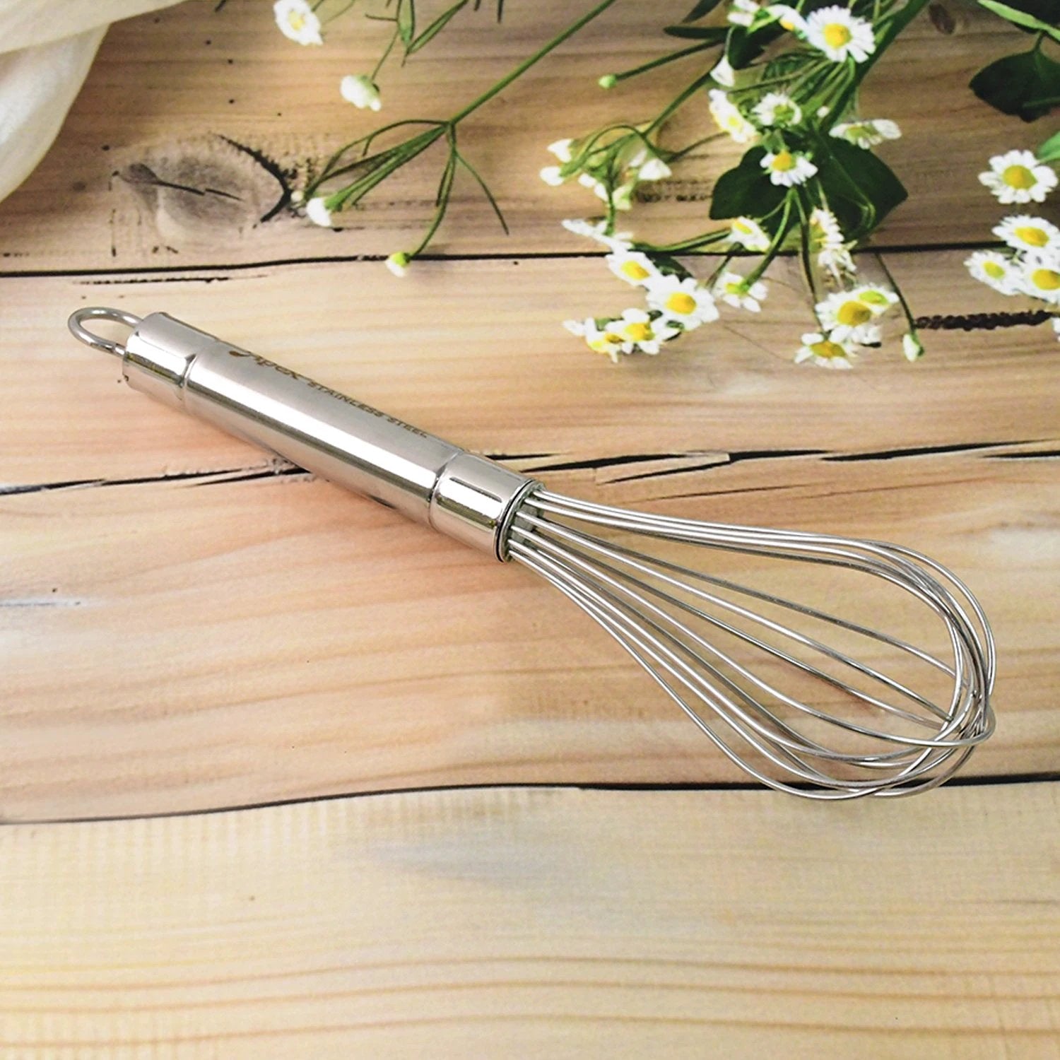 Apex Stainless Steel Small Hand Whisk (1 Pc) by Wukusy