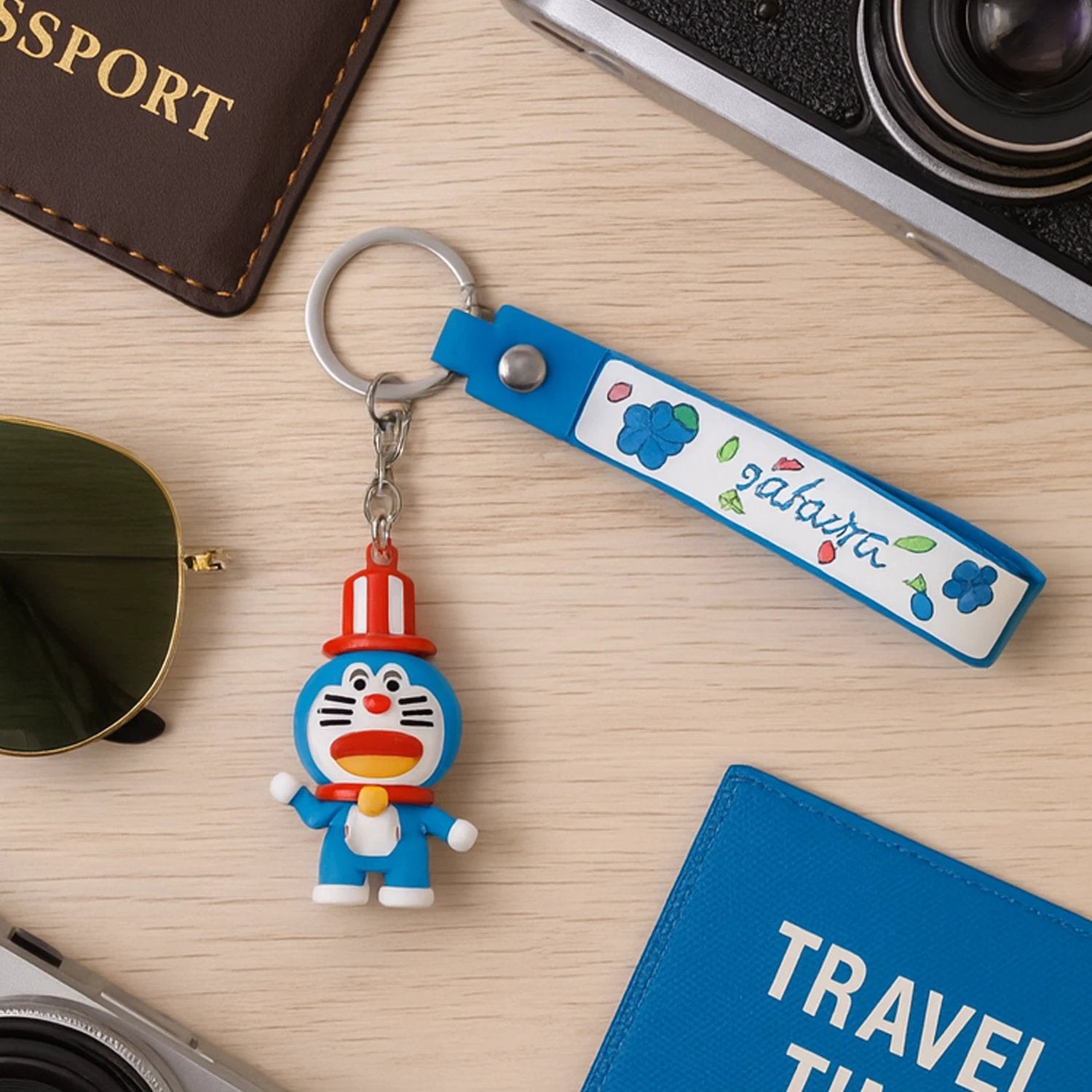 Cute Silicone 3d Key Chain With Metal Hook  Strap (Pack Of 1) - 69KART