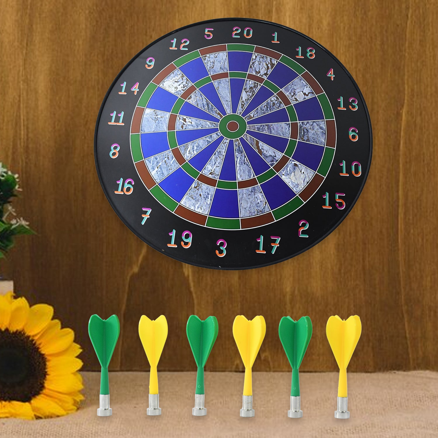 Magnetic Dart Board Game Set With 6 Safe Darts For Kids  Adults