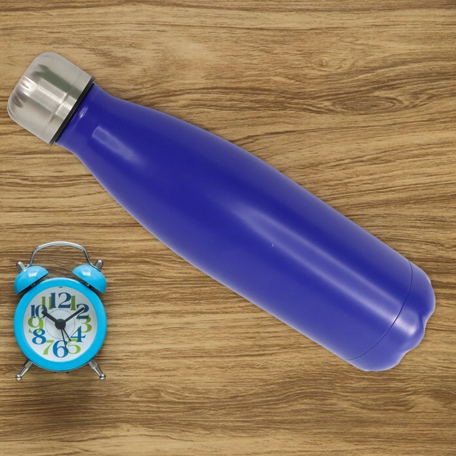 Stainless Steel Single Wall Water Bottle 400ml Approx - 69KART